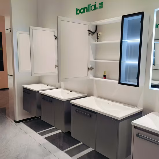Articles sanitaires en acier inoxydable, meubles de maison, meuble-lavabo de salle de bains (par